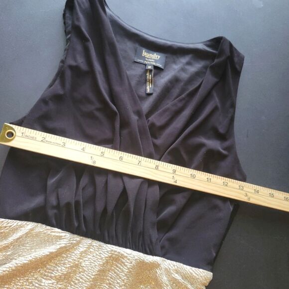 New Laundry Shelli Segal Cocktail Dress 2P 2 Petite - Picture 8 of 11